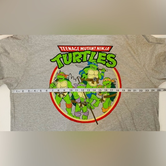 Teenage Mutant Ninja Turtles Mens Graphic Tee 80s TMNT Classic Size XXL - Picture 5 of 9